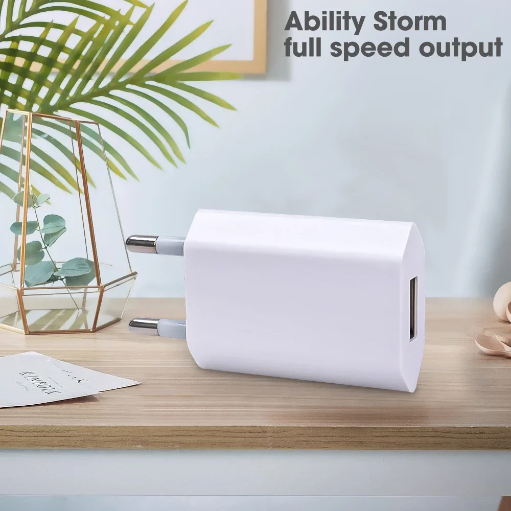 1-5Pcs Mini Universal 5V 1A EU Plug USB Wall Phone Charger For iPhone Samsung Xiaomi Redmi Google Huawei Charger Power Adapter - Image 5