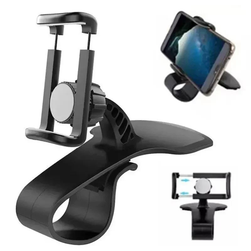 Car Phone Holder Stand Universal Dashboard Car Clip Mount GPS Bracket Car Mobile Phone Support in Car For iPhone Xiaomi Samsung - Image 2