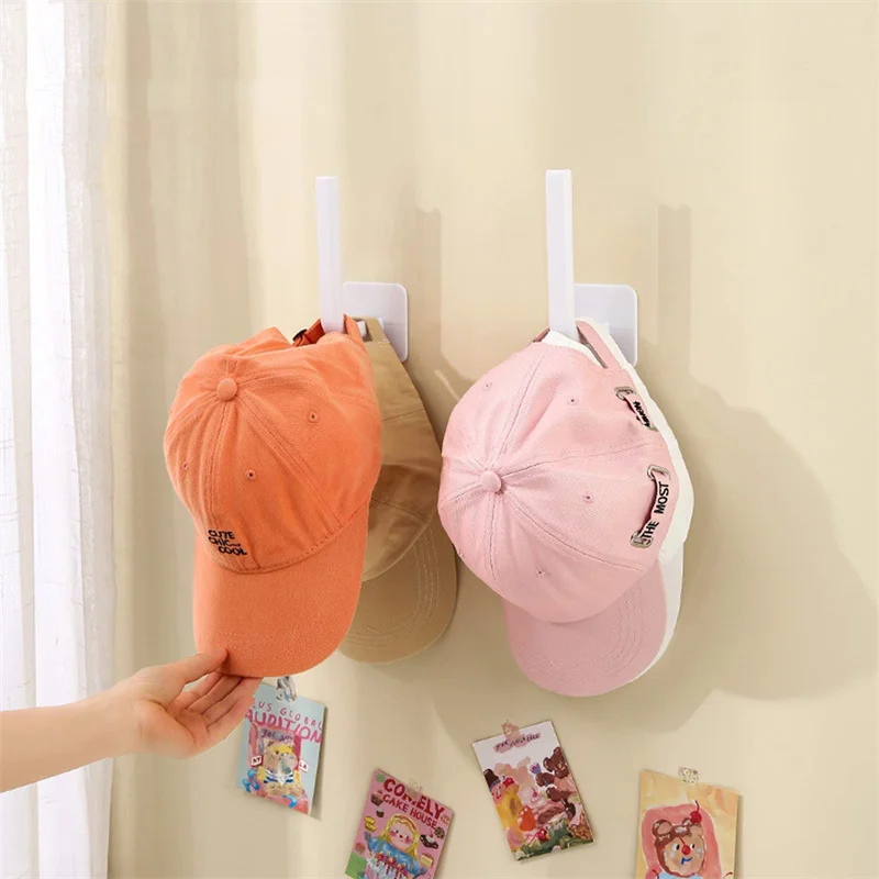 Hat Rack for Baseball Caps No Drilling Adhesive Hat Hook for Wall Door Closet Cap Hanger Storage Hat Home Organizer Holder - Image 3
