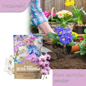 Plant Nutrition Powder, Flowers and Plants, Growth Nutrition Fertilizer, Soil Nutrient Supplementation, Horticultural Care 100g