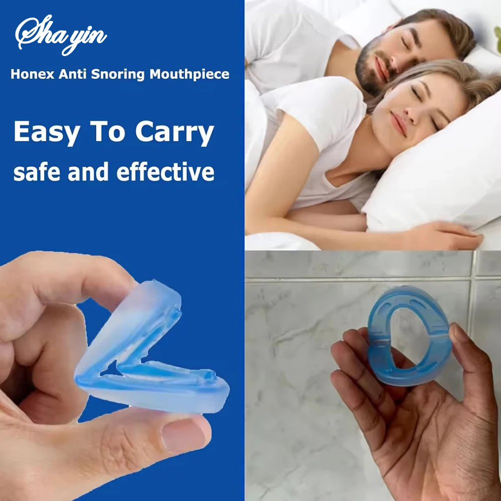 Anti Snoring Mouthpiece Sleeping Devices Anti Snore Mouth Guard Bruxism SnoringStopper Improve Sleep Mouthpiece Stop Snoring - Image 3