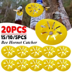 5-20PCS Wasp Trap Fruit Fly Trap Reusable Funnel Bee Hornet Catcher Pest Control Insect Traps Outdoor Garden Farming Supplies