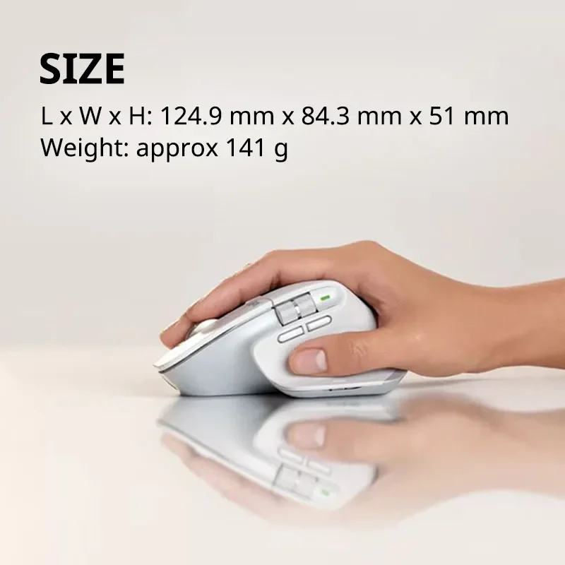 Logitech MX Master 3S Bluetooth Wireless Mouse Bluetooth 2.4G Low Noise Ergonomic Design Mouse For Laptop Gaming Accessoires - Image 6