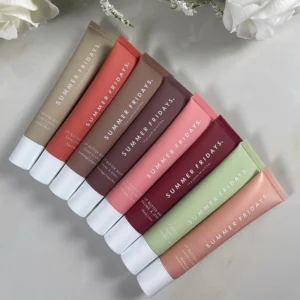 NIS Fashion Summer Fridays Lip Balm Mini Lip Gloss Set New Moisturizing Transparent Smooth Soft Tube Mirror Lipstick Lip Makeup