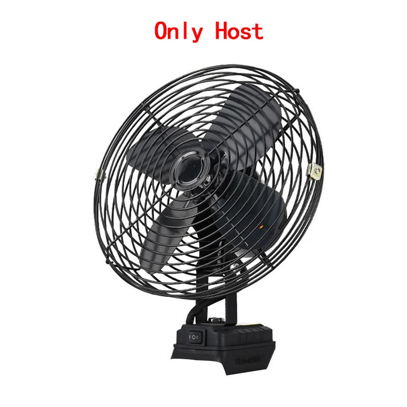 10000/20000mAh Camping Fan 6 Inches Wireless Outdoor Fishing Desktop Portable Metal Fan Strong Wind Fan Fit Makita 20V Battery - Image 4