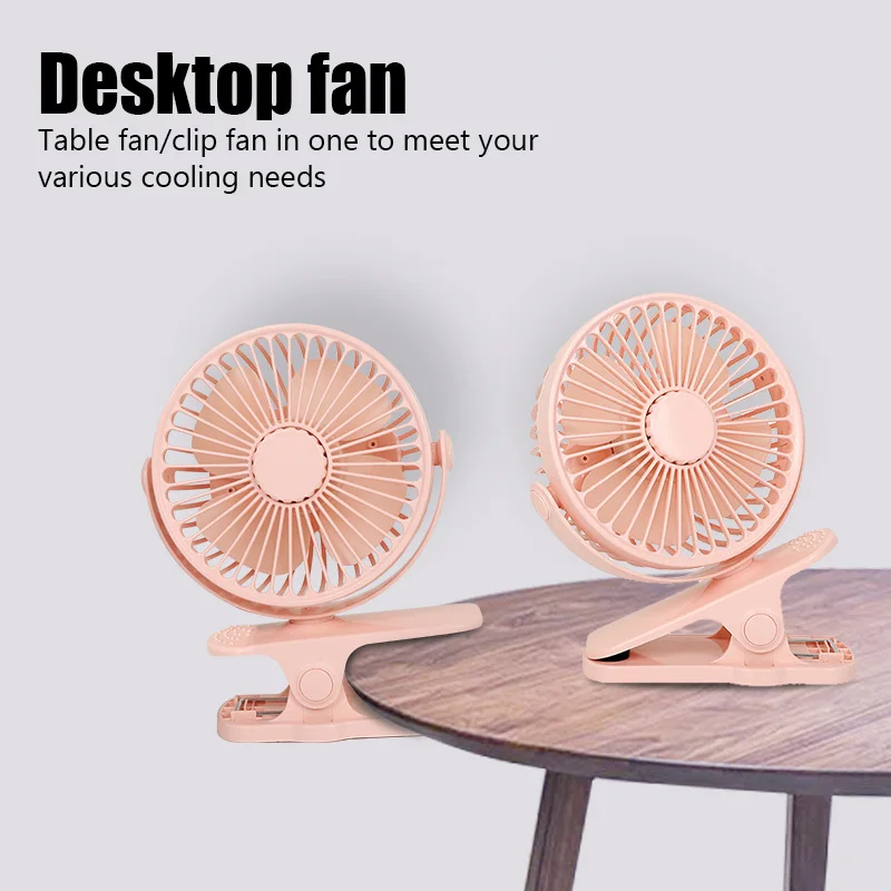 Portable Mini Hand Clip Fan USB Quiet Desktop Electric Fan High Quality Student Dormitory Small Cooling Ventilador fan Air Coole - Image 4