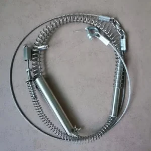 1PC Stronger Spring For the Wild Boar Trap Replacement With Nuts Wire Rope Dia 4mm