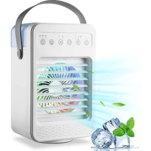 Portable Mini Cooling Air Conditioner Dehumidifier USB Charging Small Water Desktop Cooler Fan