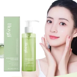 Hyaluronic Acid Cleansing Gel Pore Cleaning & Hydrating Non-Drying Face Wash Exfoliating Moisturizing Formula Facial Cleansing