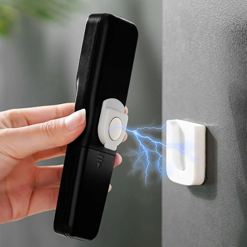 2/4/6 remote control magnetic storage hooks for home remote control storage wall mounted adhesive magnetic hooks - Image 3