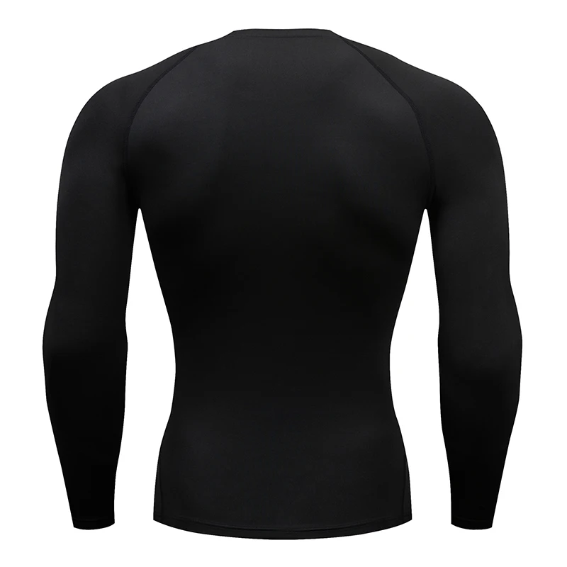Men Running Compression T-shirt Long sleeves Sport Tees Gym Fitness Sweatshirt Male Jogging Tracksuit Homme Athletic Shirt Tops - Image 4