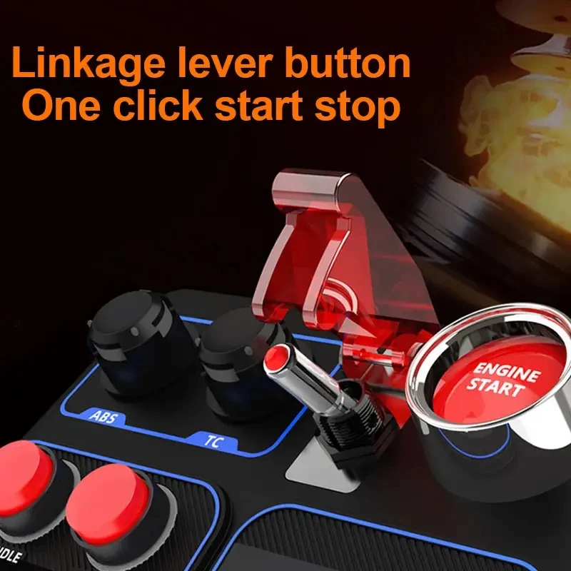 PXN CB1 Simulator Race Central Control Box Multifunctional Keys Control Box RGB For EURO Truck Simulator Racing Game Custom PC - Image 4