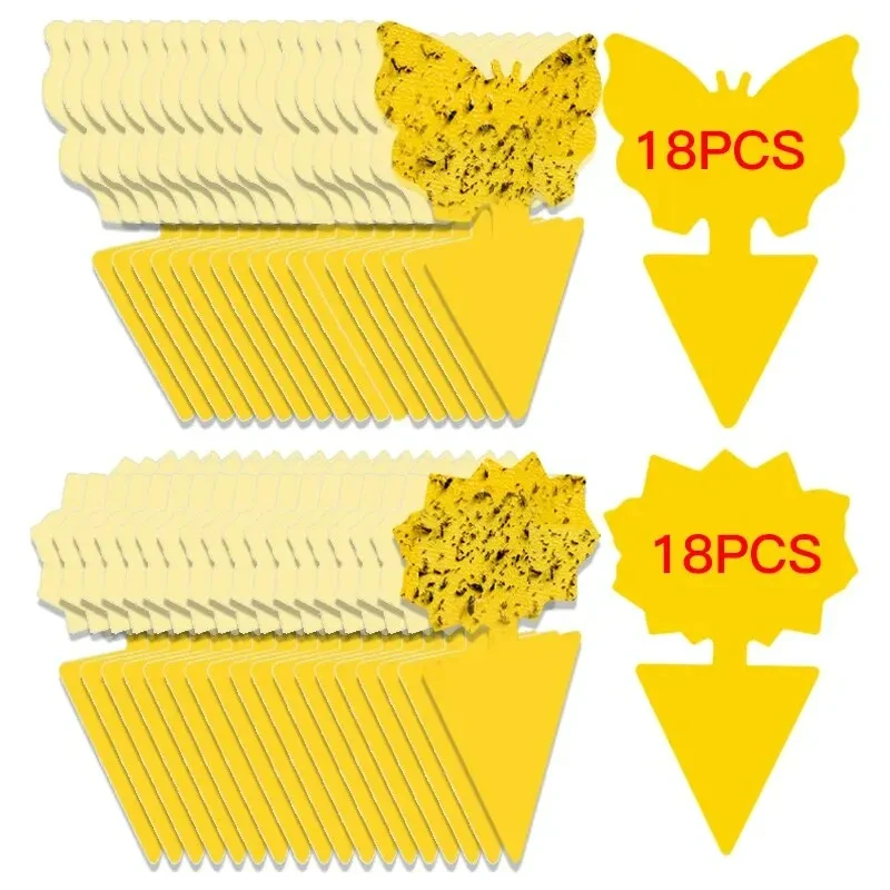 36 Pieces/set of Yellow Insect Traps, Garden Flower Traps, Traps to Eliminate Pests, Small Flying Insects, Small Black Flying in - Image 6