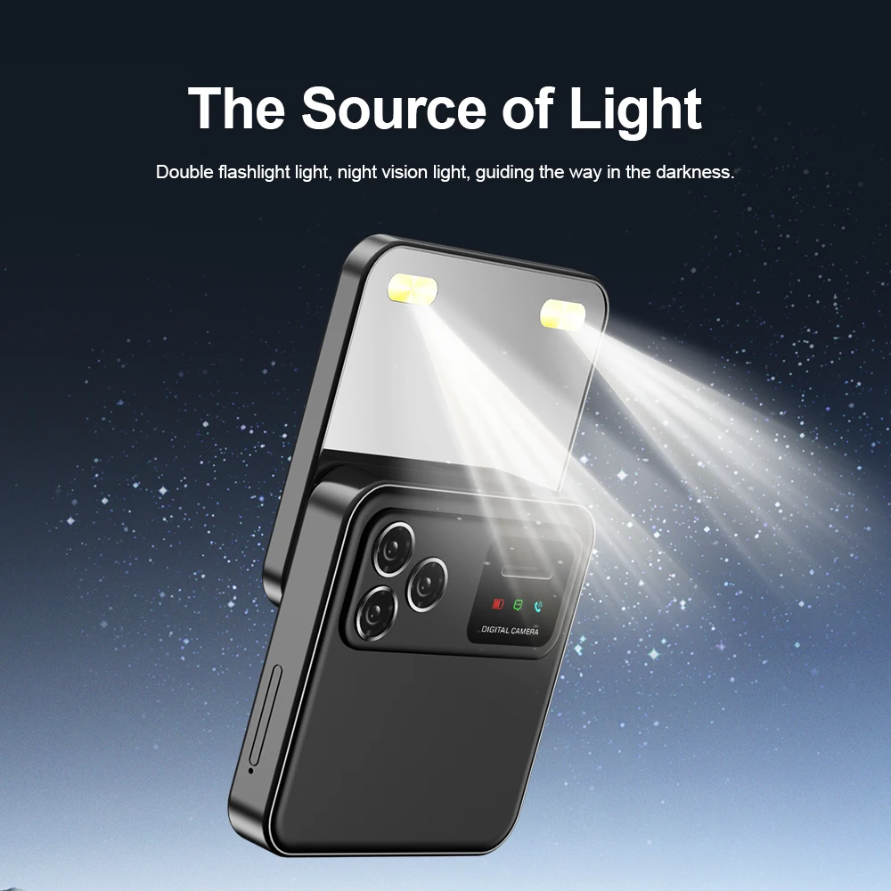 NEW SERVO R18 Pro Rotating Screen Mini Mobile Phone Blacklist Flashlight Magic Voice 2.4" Button Slider Cellphones 2 SIM Standby - Image 3