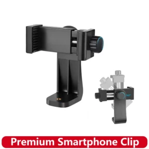 Phone Holder Vertical Horizontal Tripod Mount Adapter Rotatable Adjustable Clip for iPhone Android Selfie Stick Camera Stand
