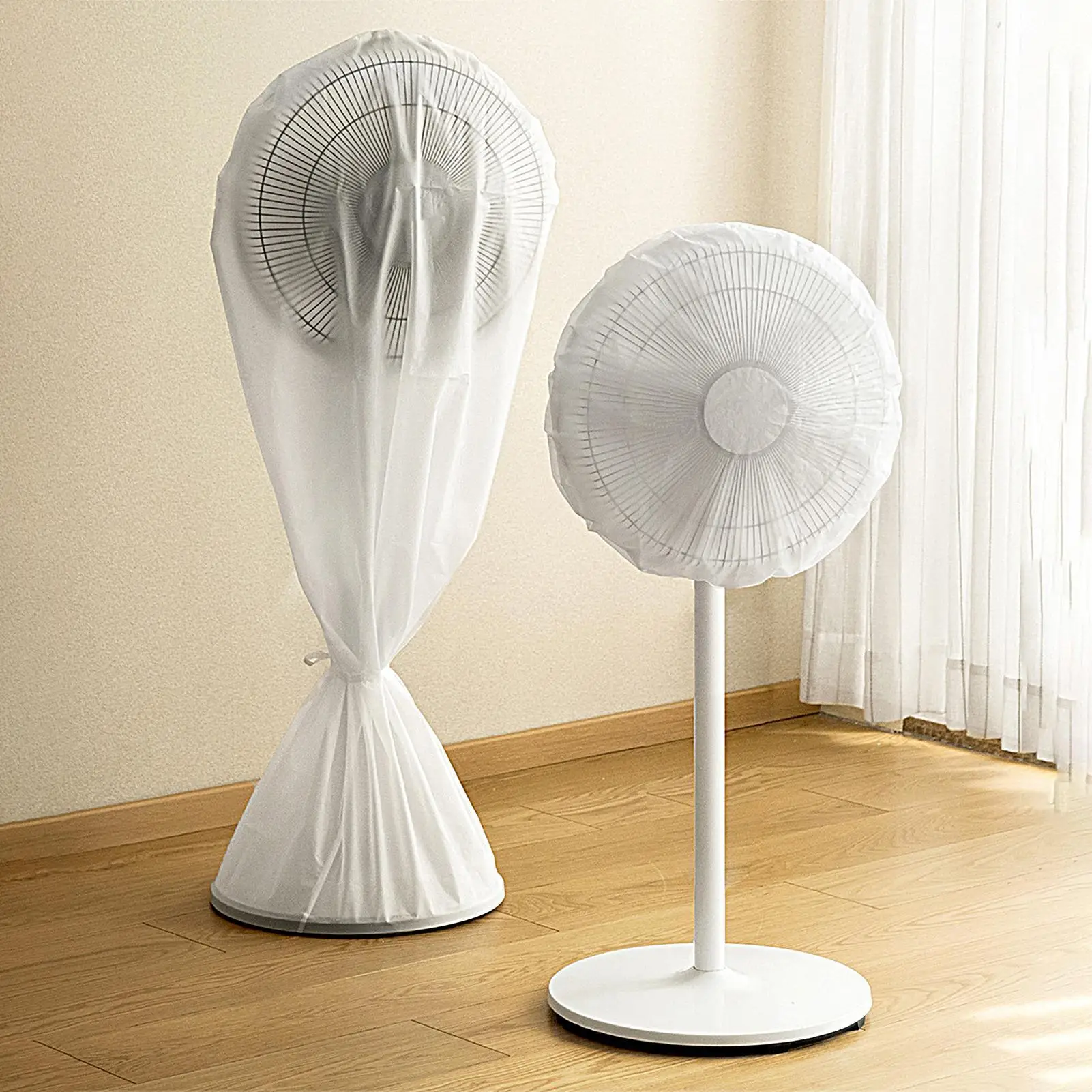 Waterproof Fan Dust Cover Universal Electric Vertical Floor Fan 360 Dustproof Covers Round Washable Damp-Proof Protector - Image 4
