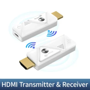 Wireless extender 30m/10m plug&play for transmitting video and audio from computer/laptop/MAC to HD TV/display screen/projector