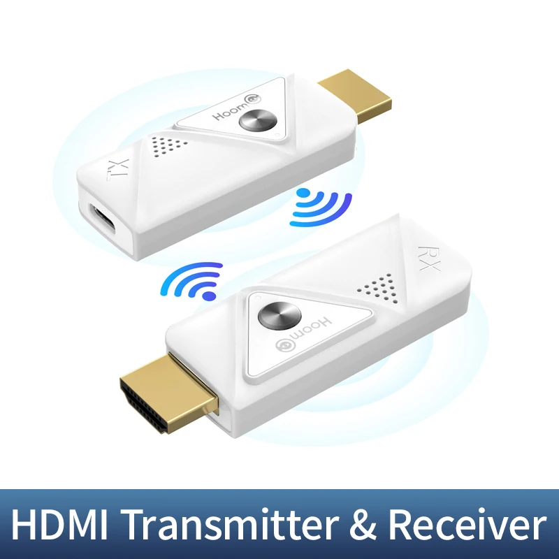 Wireless extender 30m/10m plug&play for transmitting video and audio from computer/laptop/MAC to HD TV/display screen/projector