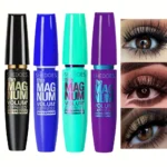 4D Black Mascara Thickening, Lengthening, Curling, Waterproof Liquid Fiber Mascara