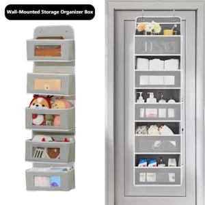 Over-The-Door Hanging Organizer - Extra Large Multi-Layer Storage Bag for Toys Dorm Room Essentials & Closet Organization System