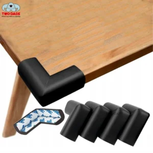 Soft Baby Proofing Corner Guards - Pre-Taped Table Corner Protector for Child Safety Furniture Bumper & Sharp Edge