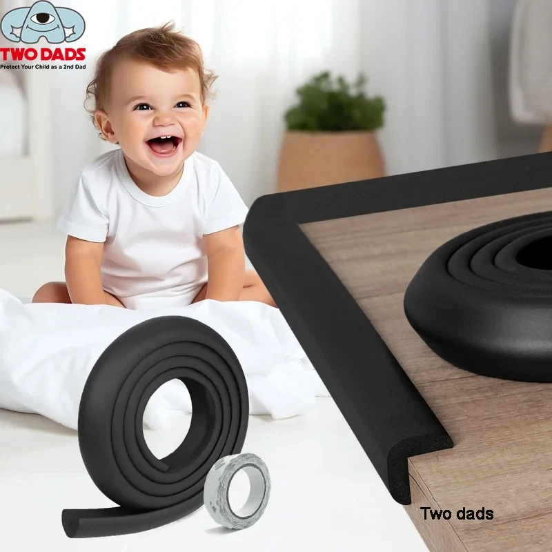 2M Child Bumper Strips Baby Safety Bumper Strips Table Safety Edge Coffee Table Corner Protection Strips