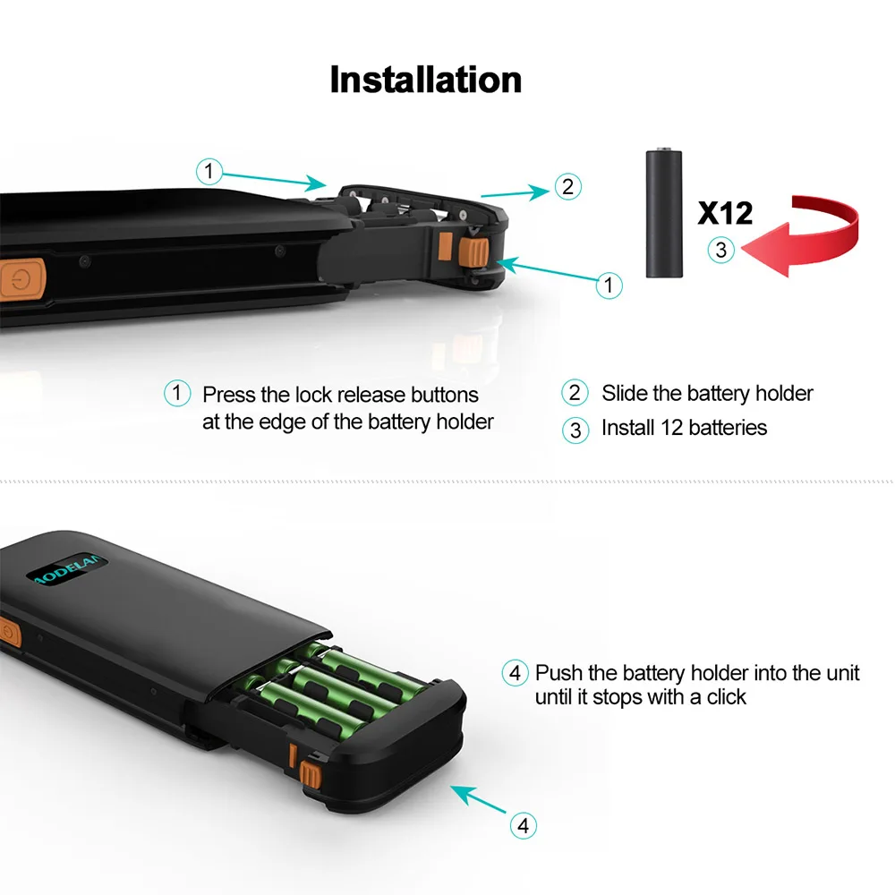 AODELAN External Flash Battery Pack Battery Power Bank for Sony HVL-F60RM2, F60RM, F60M, F56AM, F58AM; As Sony FA-EB1AM &FA-EB1 - Image 5