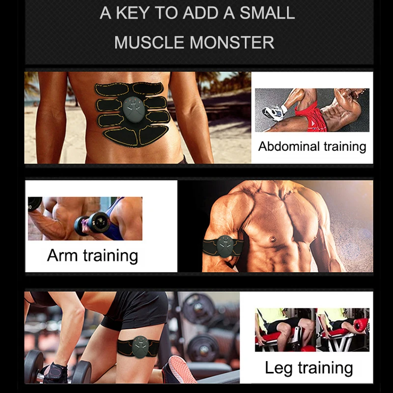 Electric Muscle Stimulator EMS Wireless Buttocks Hip Trainer Abdominal ABS Stimulator Fitness Body Slimming Massager - Image 6