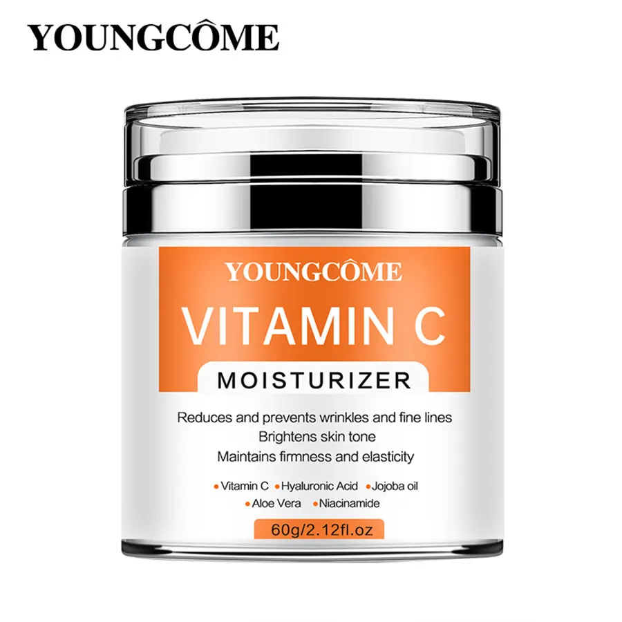 YOUNGCOME VitaminC Face Cream SkinCare Pigment Spots Freckles Remover Whitening Moisturizing Anit-Aging Beauty Health Cosmetics - Image 6
