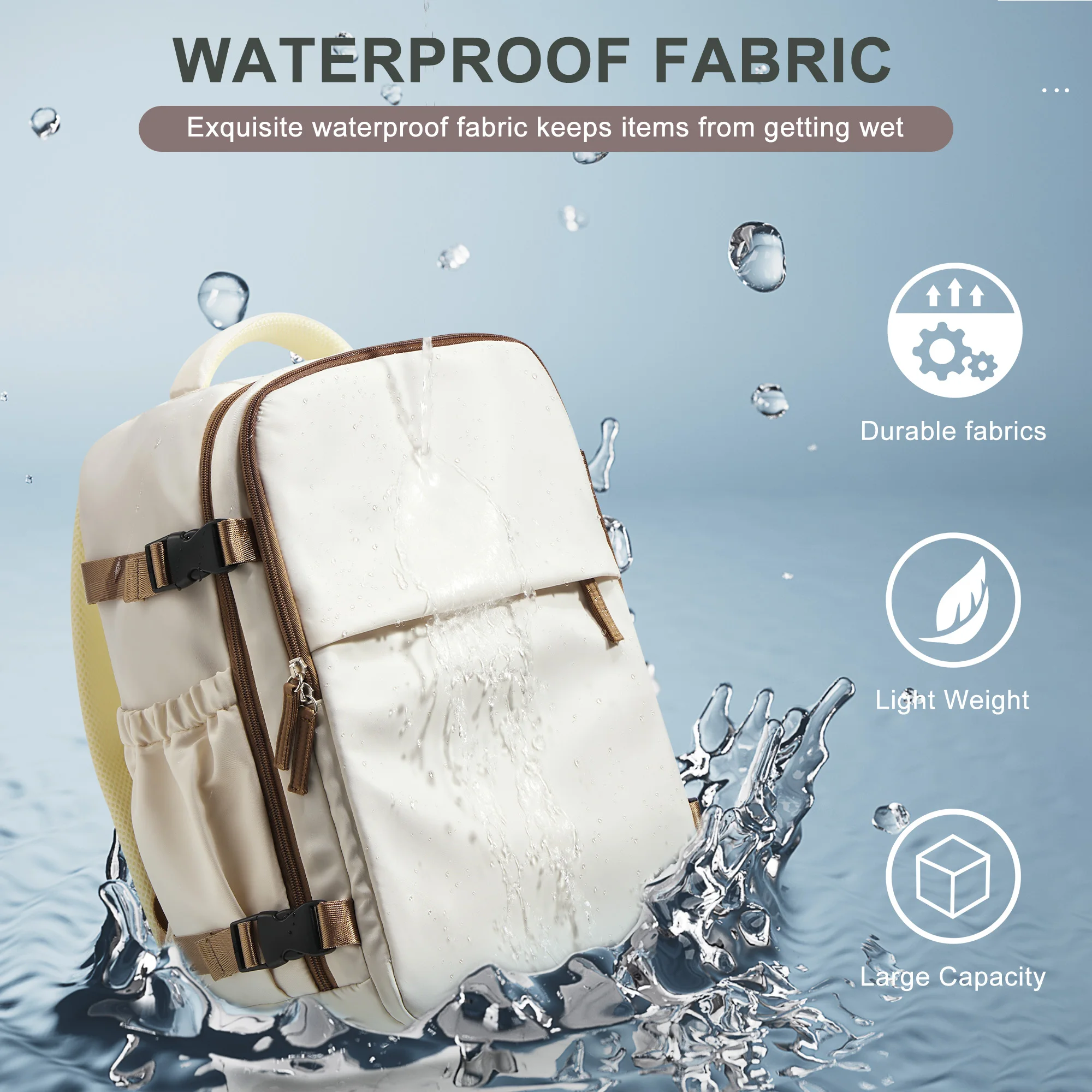 Cabin Airplane Travel Backpack 40x30x20, Hand Luggage Cabin Backpack Wizzair 40x30x20 Carry-Ons Men Women 15.6 inch Laptop Bags - Image 5