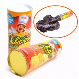 Funny Potato Chip Can Jump Spring Snake roach Toy Gift April Fool Day Halloween Party Decoration Prank Trick Fun Joke Toys