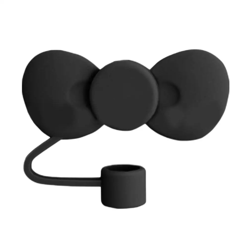 Lovely Bow Straw Covers Cap Toppers For Stanley 30&40 OZ Tumbler Cup Reusable Cute Silicone Straw Tips Lids Protect Covers New - Image 3