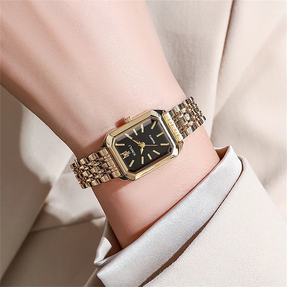 New Women Watch Light Luxury Brand Stainless Steel Ladies Business Watches Female Student Fashion Quartz Wristwatch - Image 6