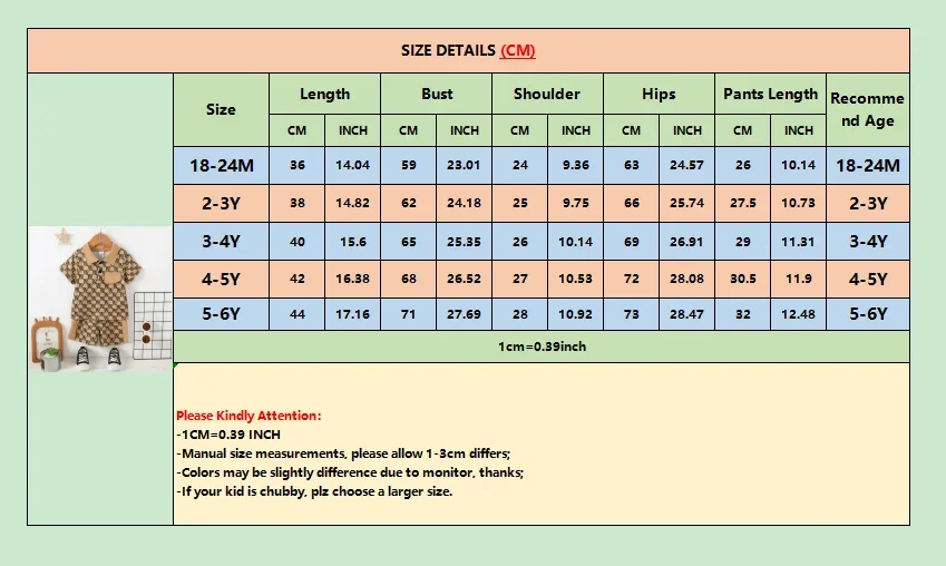 2PCS Clothing Set Children Fashion Gentleman Pocket Style Button Short Sleeve Top+Shorts Summer Outfit for Kids Boy 1-6 Years - Image 6