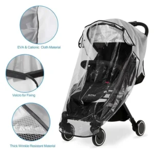 Universal Baby Stroller Rain Cover Pram Windproof Cover Winter Warm Weather Shields Baby Cart Raincoat Stroller Accessories