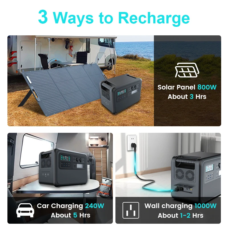 2000Wh Portable Power Station Lifepo4 Batteries Outdoor Powerful Power Bank 640000mAh Large Capacity Secondary Battery Camping - Image 6