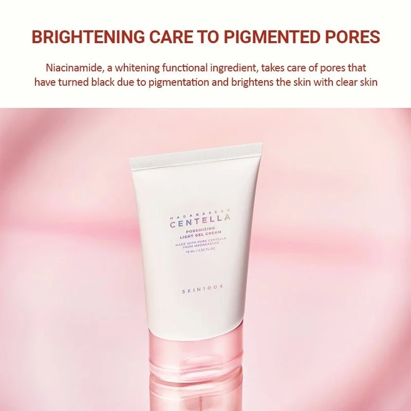 SKIN1004 Madagascar Centella Poremizing Light Gel Cream 75ml Pores Care Deep Hydration Facial Creams Skincare Beauty Products - Image 3