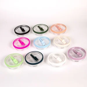 1PC 30OZ Tumbler Flip Straw Lid Replacement for Stanley Thermal Water Bottle Cover Reusable Spill-proof Cups Cover with Straw