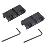 2pcs Tactical Picatinny 11mm Dovetail To 7/8" 20mm Weaver Adapter Rifle Scope Mount Tactical Hunting Accessories