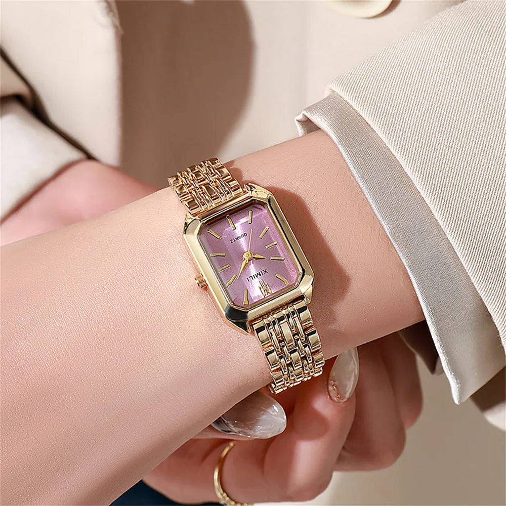 New Women Watch Light Luxury Brand Stainless Steel Ladies Business Watches Female Student Fashion Quartz Wristwatch - Image 5