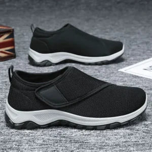 Men Shoes Slip on Fashion Sneakers Male Sport Running Shoes Breathable Gym Training Walking Tennis Shoes Non Slip Workout Flats