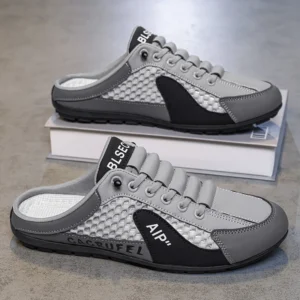 Summer New Half Carrier Men's Shoes Soft Sole Casual Comfortable Sneakers Men's Slip-on Shoes sneakers for men