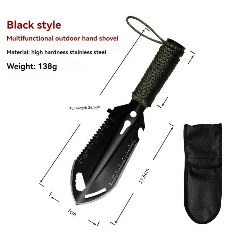 Portable Camping Hiking Traveling Pinic Shovel Multifunctional Ordnance Shovel Survival Outdoor Equipment Garden Tool Shovel - Image 5