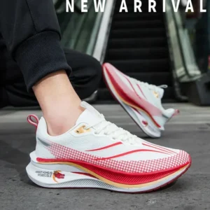 Men Casual Running Shoes Unisex Knit Breathable Sport Sneakers Women Athletic Non Slip Comfortable Shoes Leisure Tennis Shoes