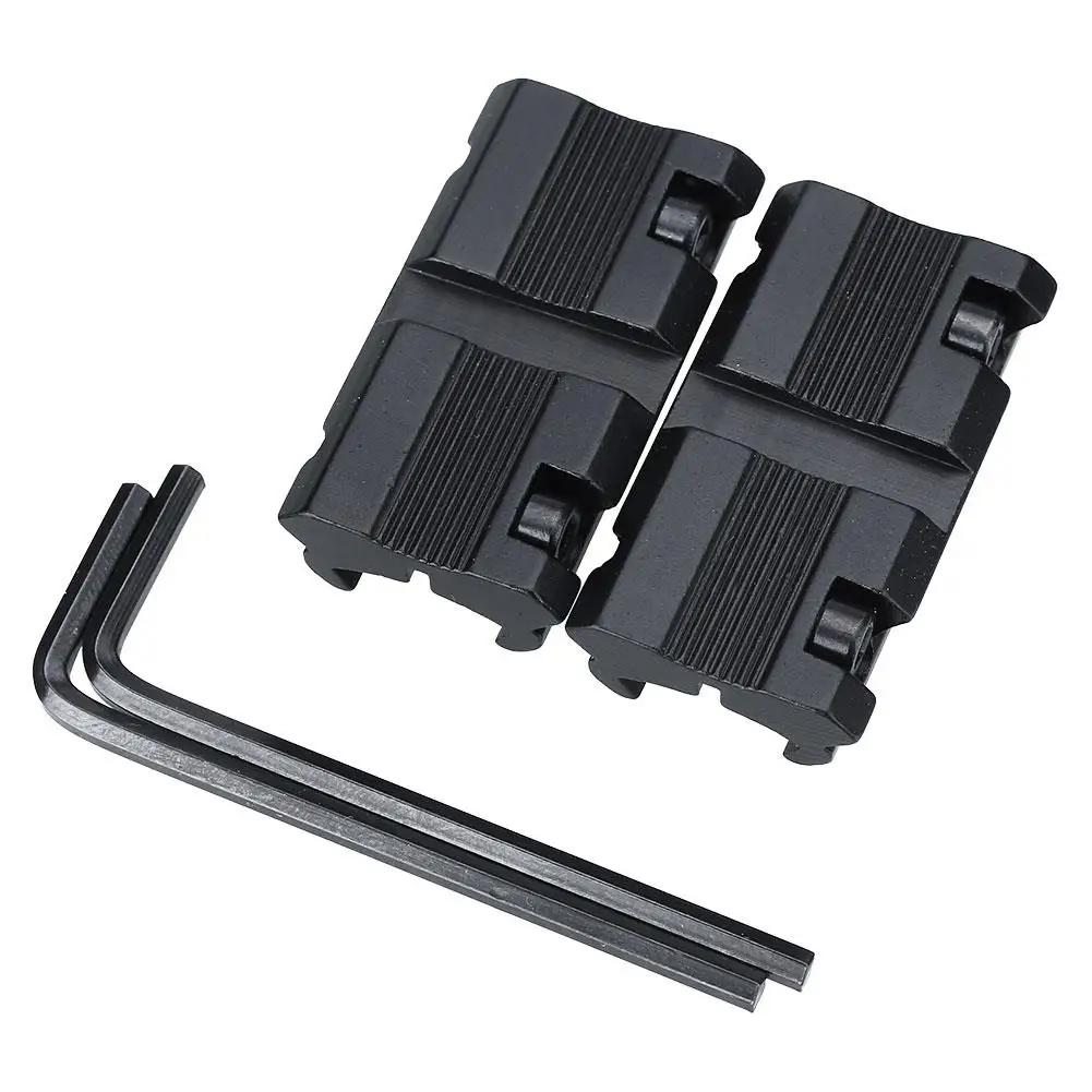 2pcs Tactical Picatinny 11mm Dovetail To 7/8" 20mm Weaver Adapter Rifle Scope Mount Tactical Hunting Accessories - Image 6
