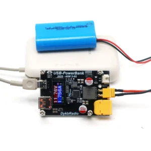 2S-6S 45W Fast Charger Power Bank LCD Display PD3.1 Type-c XT30 XT60 Bidirectional 3S 4S 12V BMS RC Battery charging discharging