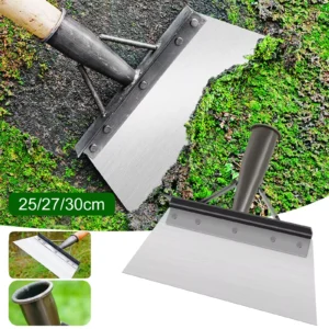 30cm Metal Weed Cleaning Shovel Stainless Steel Deicing Shovel Multifunctional Outdoor Garden Shovel Farm Weeding Planting Shove