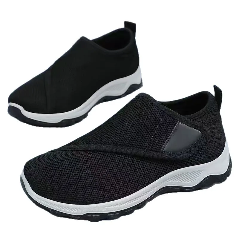 Men Shoes Slip on Fashion Sneakers Male Sport Running Shoes Breathable Gym Training Walking Tennis Shoes Non Slip Workout Flats - Image 4