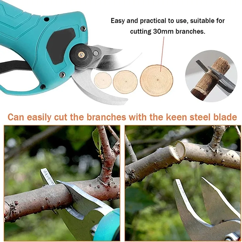 Electric Pruning Shears Blades 30mm Sharp Cutting-Blade Accessory For Pruning Branches Trees Bonsai Fruit Garden Tool - Image 6
