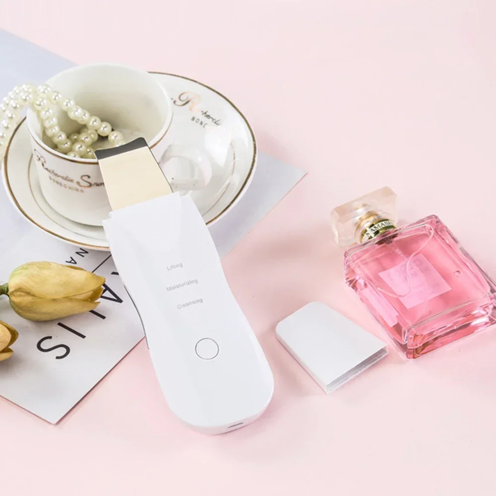 Professional No Ultrasonic Facial Skin Scrubber Ion Deep Face Cleaning Peeling Rechargeable Skin Care Device Beauty Instrument - Image 3